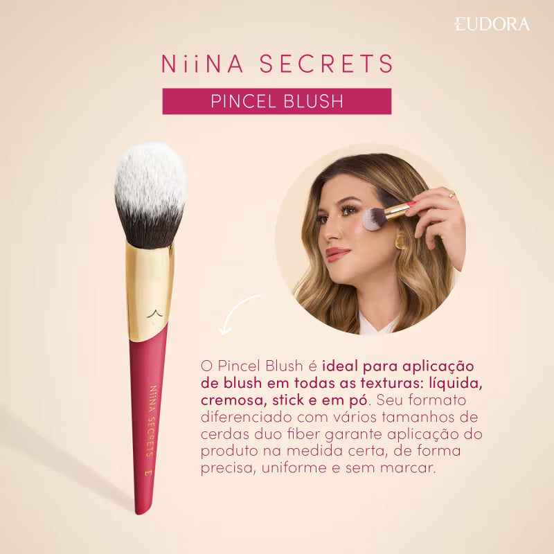 Pincel para Blush Niina Secrets
